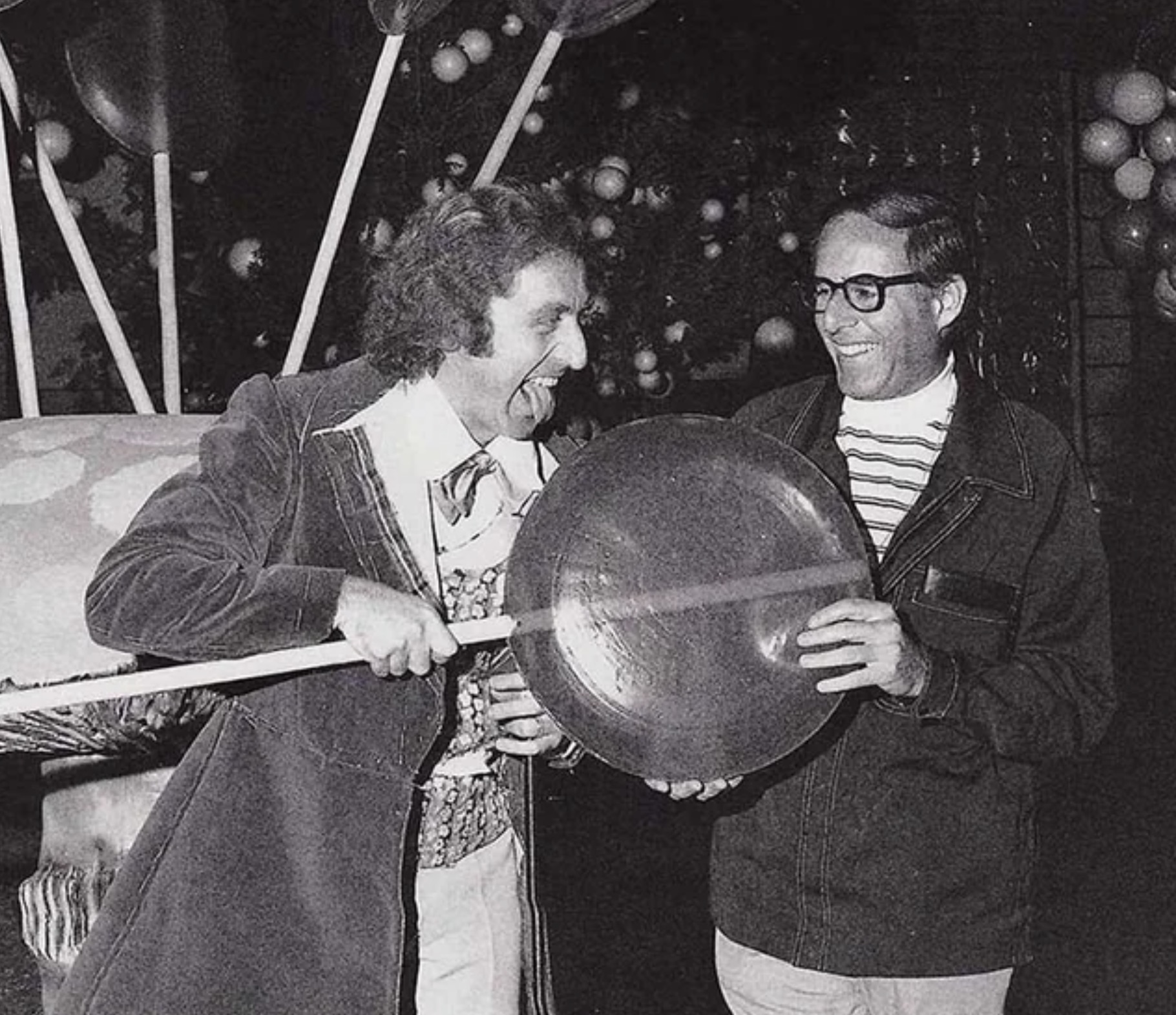 Gene Wilder and Mel Stuart 